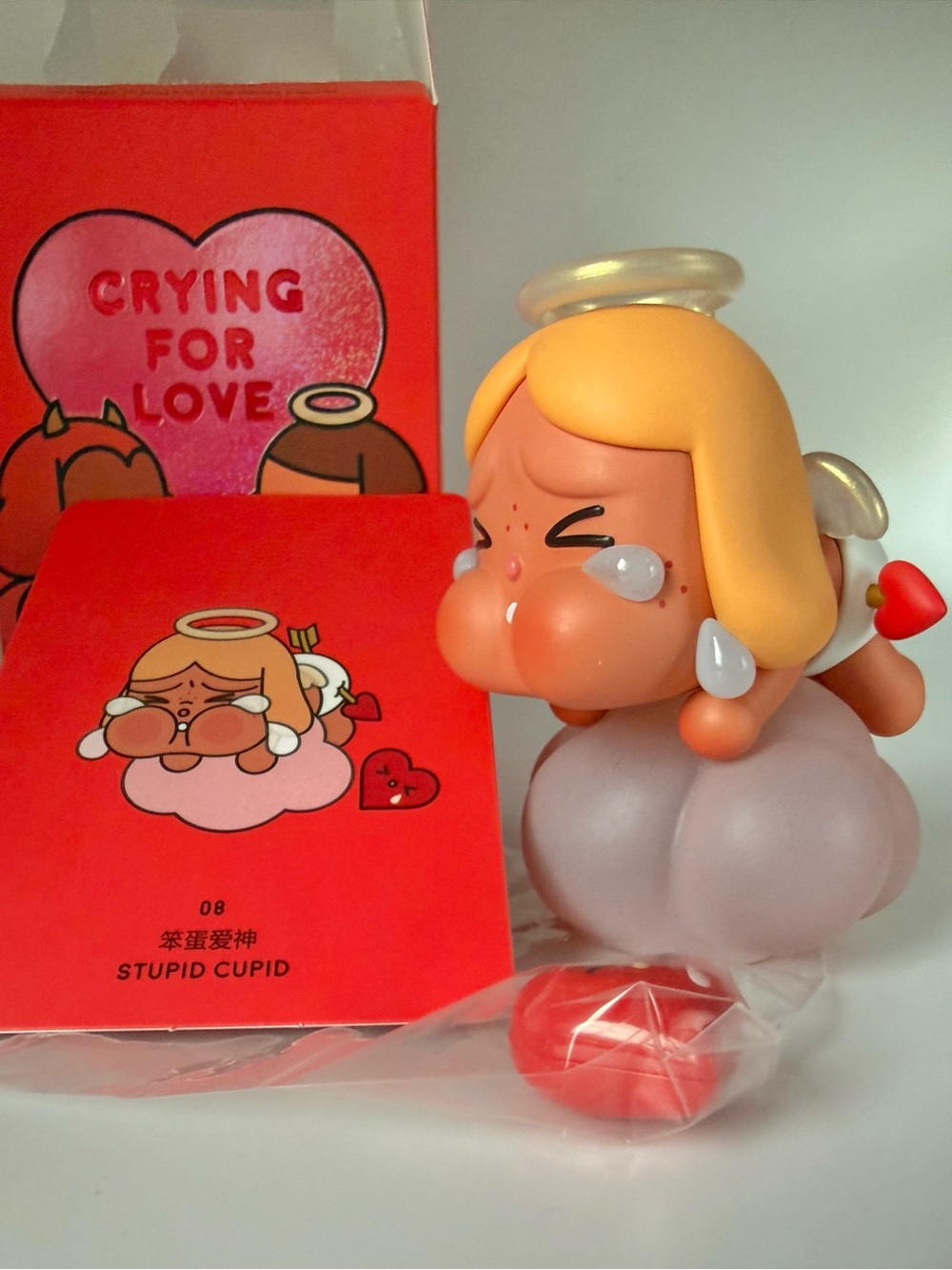 Pop Mart x Cry Baby Crying for Love Stupid Cupid Open Blind Box New Condition